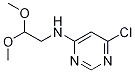 (6-ChloropyriMidin-4-yl)-(2,2-diMethoxyethyl)aMine CAS#: 1159822-73-7