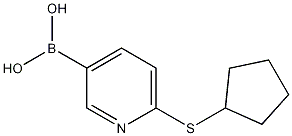 6-(Cyclopentylthio)pyridine-3-boronic acid CAS#: 1218790-70-5