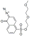 6-Diazo-5,6-dihydro-5-oxo-1-naphthalenesulfonic acid 2-(2-methoxyethoxy)ethyl ester CAS#: 71550-36-2