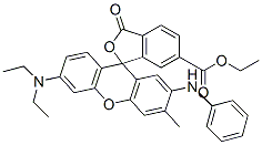 6'-(Diethylamino)-3'-methyl-3-oxo-2'-(phenylamino)spiro[isobenzofuran-1(3H),9'-[9H]xanthene]-6-carboxylic acid ethyl ester CAS#: 70815-15-5