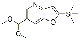 6-(Dimethoxymethyl)-2-(trimethylsilyl)-furo[3,2-b]pyridine CAS#: 1186310-76-8