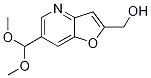 (6-(Dimethoxymethyl)furo[3,2-b]pyridin-2-yl)-methanol CAS#: 1171920-53-8
