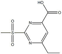 6-Ethyl-2-(Methylsulfonyl)pyriMidine-4-carboxylic acid CAS#: 1150644-53-3