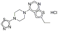 6-Ethyl-4-[4-(1,3,4-thiadiazol-2-yl)-1-piperazinyl]thieno[2,3-d]pyriMidine Hydrochloride CAS#: 1359873-45-2