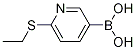 6-(Ethylthio)pyridin-3-ylboronic acid CAS#: 1217501-38-6