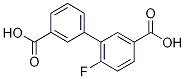 6-Fluoro-[1,1'-biphenyl]-3,3'-dicarboxylic acid CAS#: 1261977-27-8