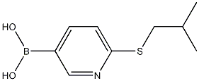 6-(Isobutylthio)pyridine-3-boronic acid CAS#: 1218790-69-2