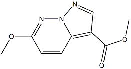 6-Methoxy-pyrazolo[1,5-b]pyridazine-3-carboxylic acid methyl ester CAS#: 1263279-79-3