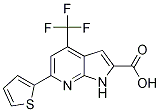 6-(Thien-2-yl)-4-(trifluoromethyl)-1H-pyrrolo[2,3-b]pyridine-2-carboxylic acid CAS#: 1083196-28-4