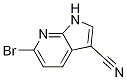 6-broMo-1H-pyrrolo[2,3-b]pyridine-3-carbonitrile CAS#: 1260387-10-7