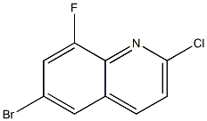 6-broMo-2-chloro-8-fluoroquinoline CAS#: 1215767-81-9