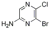 6-broMo-5-chloropyrazin-2-aMine CAS#: 1350885-68-5