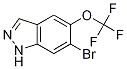6-broMo-5-(trifluoroMethoxy)-1H-indazole CAS#: 1374651-78-1