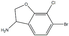 6-broMo-7-chloro-2,3-dihydrobenzofuran-3-aMine CAS#: 1273666-30-0