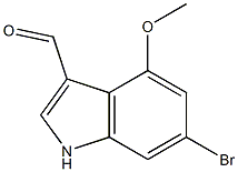 6-bromo-4-methoxy-1H-indole-3-carbaldehyde CAS#: 1202766-19-5