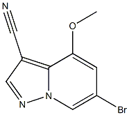 6-bromo-4-methoxypyrazolo[1,5-a]pyridine-3-carbonitrile CAS#: 1207836-10-9