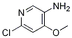 6-chloro-4-Methoxypyridin-3-aMine CAS#: 1256805-54-5