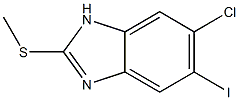 6-chloro-5-iodo-2-(Methylthio)-1H-benziMidazole CAS#: 1219741-22-6