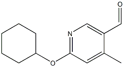 6-(cyclohexyloxy)-4-Methylnicotinaldehyde CAS#: 1289056-55-8