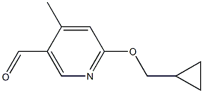 6-(cyclopropylMethoxy)-4-Methylnicotinaldehyde CAS#: 1289042-94-9