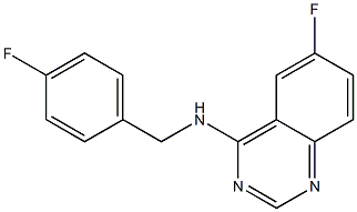 6-fluoro-N-(4-fluorobenzyl)quinazolin-4-aMine CAS#: 1262888-28-7