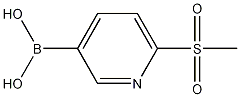 6-(methylsulfonyl)pyridine-3-boronic acid CAS#: 1088496-41-6