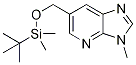 6-((tert-Butyldimethylsilyloxy)methyl)-3-methyl-3H-imidazo[4,5-b]pyridine CAS#: 1186311-15-8