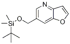 6-((tert-Butyldimethylsilyloxy)methyl)-furo[3,2-b]pyridine CAS#: 1171920-21-0