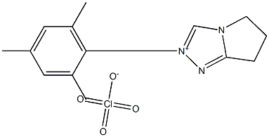 6,7-Dihydro-2-(2,4,6-trimethylphenyl)-5H-pyrrolo[2,1-c]-1,2,4-triazolium Perchlorate CAS#: 1334529-08-6