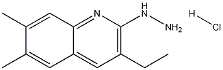 6,7-Dimethyl-3-ethyl-2-hydrazinoquinoline hydrochloride CAS#: 1173259-89-6