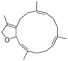 [6E,10E,14E,(-)]-2,4,5,8,9,12,13,15a-Octahydro-3,6,10,14-tetramethylcyclotetradeca[b]furan CAS#: 70645-54-4