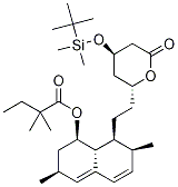 6(R)-[2-(8(S)-(2,2-Dimethyl-D6-butyryl)oxy]-2(S),6(R)-dimethyl-1,2,6,7,8,8a(R)-hexahydro-1(S)-naphthyl]ethyl-4(R)-(t-butyl-dimethylsilyl)oxy-3,4,5,6-tetrahydro-2H-pyran-2-one CAS#: 1335460-29-1