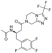 7-[(3R)-3-[(N-Acetyl)AMino]-1-oxo-4-(2,4,5-trifluorophenyl)butyl]-5,6,7,8-tetrahydro-3-(trifluoroMethyl)-1,2,4-triazolo[4,3-a]pyrazine CAS#: 1379666-94-0