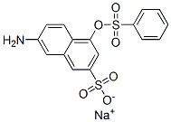 7-Amino-4-[(phenylsulfonyl)oxy]-2-naphthalenesulfonic acid sodium salt CAS#: 70714-68-0
