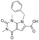 7-Benzyl-1,3-diMethyl-2,4-dioxo-2,3,4,7-tetrahydro-1H-pyrrolo[2,3-d]pyriMidine-6-carboxylic acid, 96% CAS#: 1086386-28-8