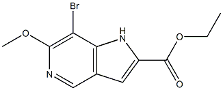 7-BroMo-6-Methoxy-5-azaindole-2-carboxylic acid ethyl ester CAS#: 1260381-26-7