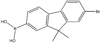 7-BroMo-9,9-diMethylfluoren-2-yl-boronic acid CAS#: 1213768-48-9