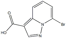 7-BroMo-pyrazolo[1,5-a]pyridine-3-carboxylic acid CAS#: 1352393-84-0