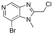 7-Bromo-2-(chloromethyl)-1-methyl-1H-imidazo[4,5-c]pyridine CAS#: 1171920-75-4