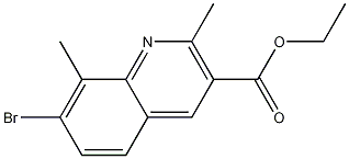 7-Bromo-2,8-dimethylquinoline-3-carboxylic acid ethyl ester CAS#: 1189106-91-9