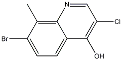 7-Bromo-3-chloro-4-hydroxy-8-methylquinoline CAS#: 1204811-77-7