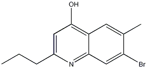 7-Bromo-4-hydroxy-6-methyl-2-propylquinoline CAS#: 1189105-97-2