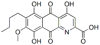 7-Butyl-5,10-dihydro-4,6,9-trihydroxy-8-methoxy-5,10-dioxobenzo[g]quinoline-2-carboxylic acid CAS#: 71295-01-7