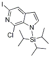 7-Chloro-5-iodo-1-(triisopropylsilyl)-1H-pyrrolo[2,3-c]pyridine CAS#: 1198097-05-0