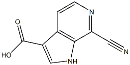 7-Cyano-6-azaindole-3-carboxylic acid CAS#: 1190318-42-3