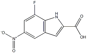 7-Fluoro-5-nitro-1H-indole-2-carboxylic acid CAS#: 1167055-34-6