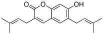 7-Hydroxy-3,6-bis(3-methyl-2-butenyl)-2H-1-benzopyran-2-one CAS#: 72619-99-9