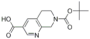 7-(TERT-BUTOXYCARBONYL)-5,6,7,8-TETRAHYDRO-1,7-NAPHTHYRIDINE-3-CARBOXYLIC ACID CAS#: 1245645-20-8