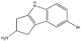 7-bromo-1,2,3,4-tetrahydrocyclopenta[b]indol-2-amine CAS#: 1196037-58-7