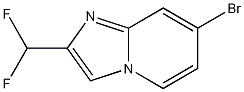 7-bromo-2-(difluoromethyl)imidazo[1,2-a]pyridine CAS#: 1202179-45-0